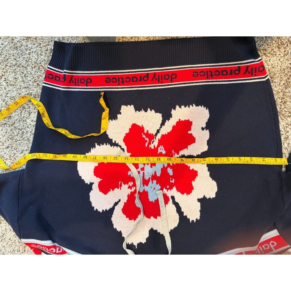 Daily Practice Anthr0pologie Hooded Varsity Top Floral XS - Picture 4 of 8